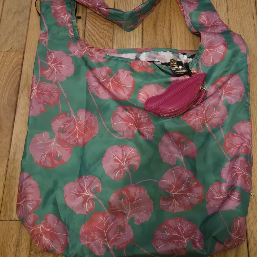 Diane Von Furstenberg x Target Floral Green and Pink Tote Bag